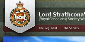 Mediashaker's Website Design for Lord Stratconas