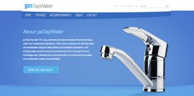 Mediashaker's Website Design for PA Tap Water