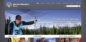 Mediashaker's Website Design for Special Olympics Alberta