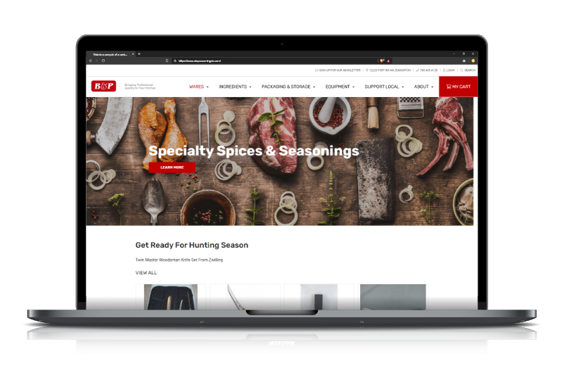 Butchers and Packers website preview